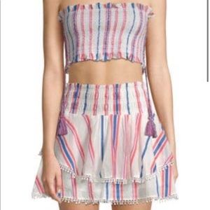 Red Carter striped set